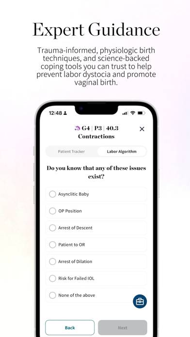 Motion: Labor and Birth Tool App screenshot