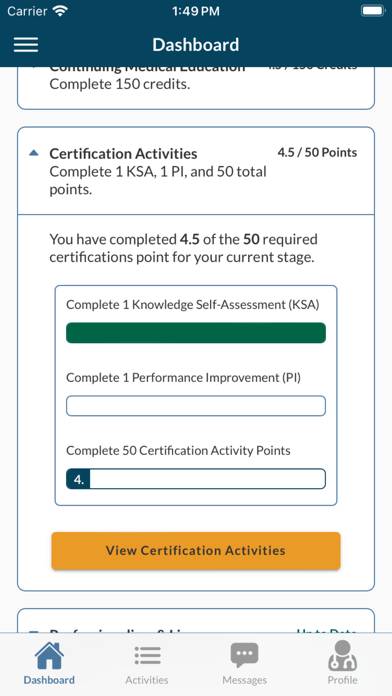 MyABFM App screenshot
