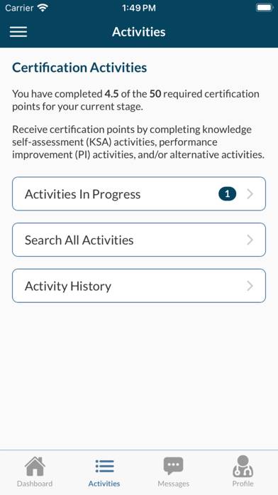 MyABFM App screenshot