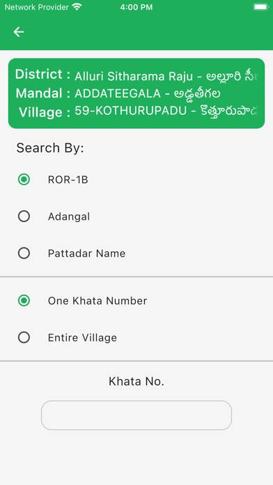 Andhra Pradesh Land Records App skärmdump