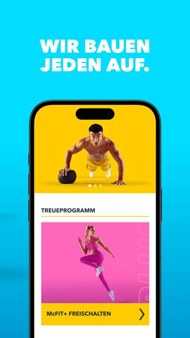 McFIT App App-Screenshot