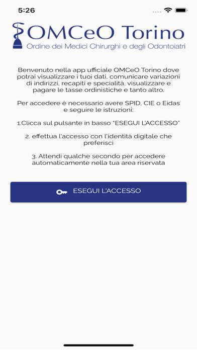 OMCeO Torino screenshot