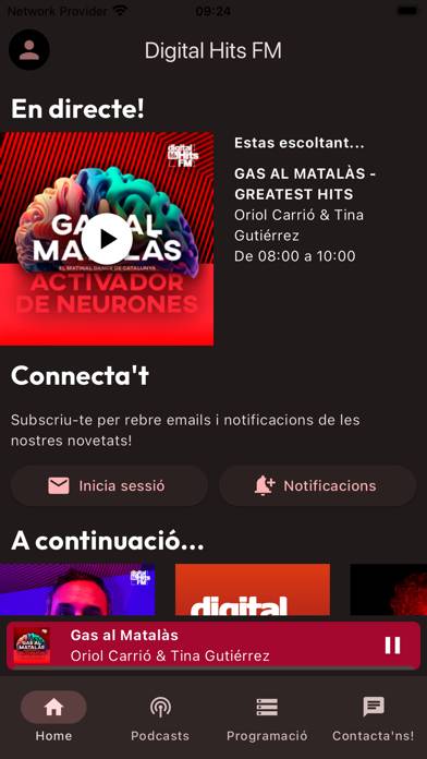 Digital Hits FM Captura de pantalla de la aplicación