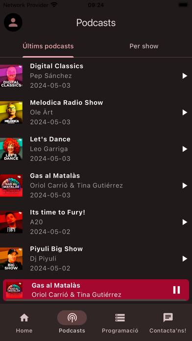 Digital Hits FM Captura de pantalla de la aplicación