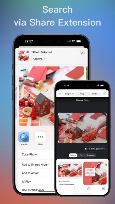 Imagio App skärmdump