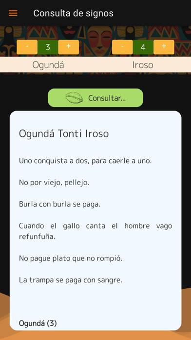 Oráculo Dilogun screenshot