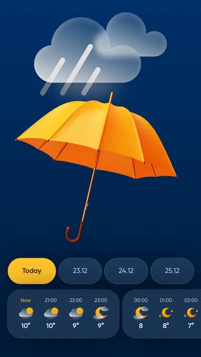 Weather Tracker Pro:Live Radar Schermata dell'app #1