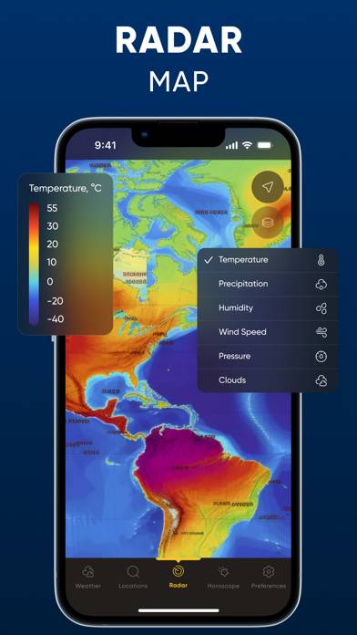 Weather Tracker Pro:Live Radar Schermata dell'app #3