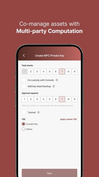 CoinsDo Wallet: BTC ETH Wallet Captura de pantalla de la aplicación