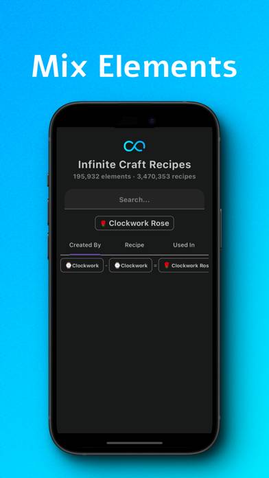 Infinite Craft Solver Schermata dell'app #3