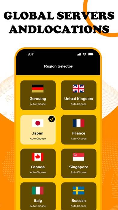 TigerKing VPN Capture d'écran de l'application