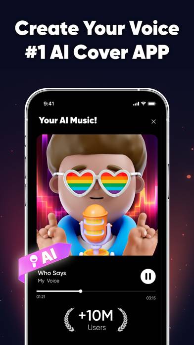 VocalMe Music: AI Cover Songs App screenshot #1