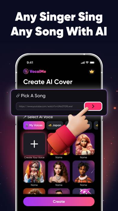 VocalMe Music: AI Cover Songs App screenshot #4