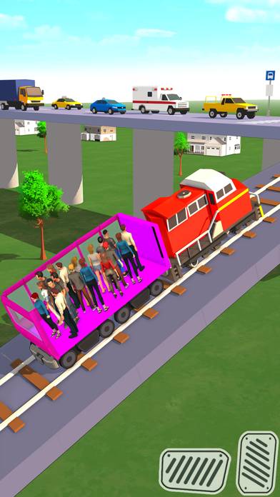 Passenger Express Train Game Скриншот
