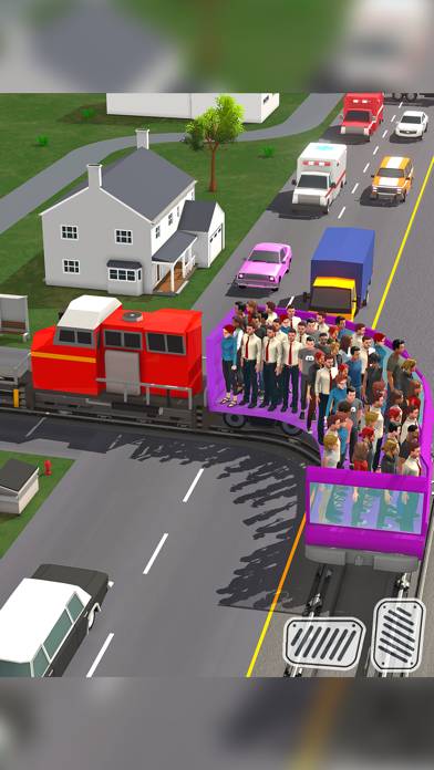 Passenger Express Train Game Скриншот приложения #2