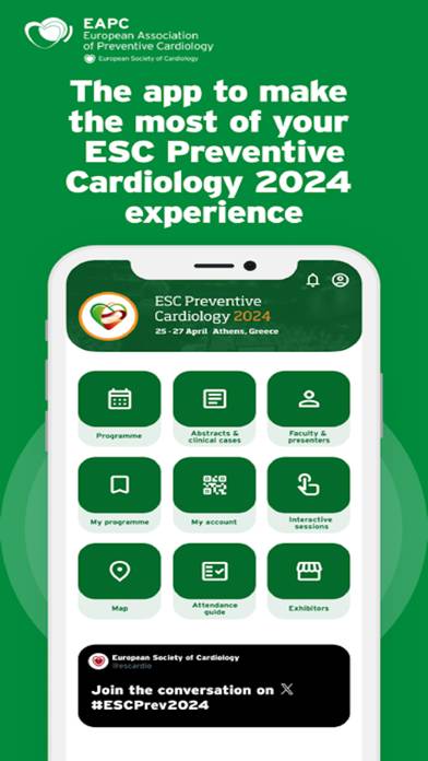 ESC Preventive Cardiology 2024 Schermata dell'app #1
