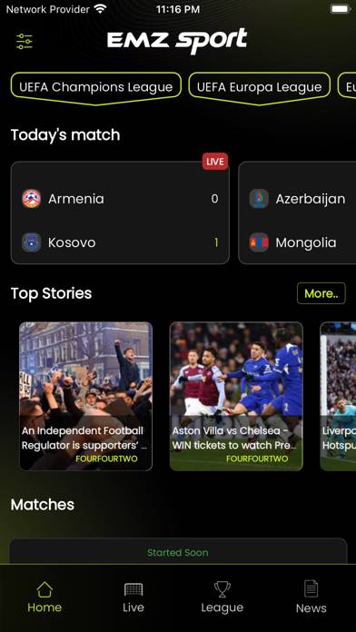 EMZ Sport App screenshot #1