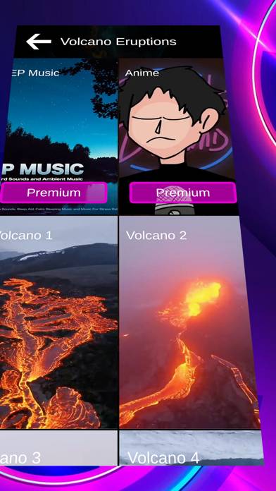 Volcano calms sounds for sleep Скриншот приложения #3
