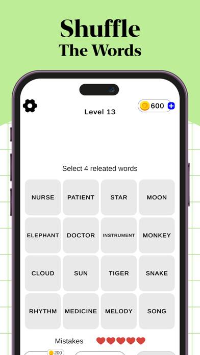 Connections Word Game game screenshot