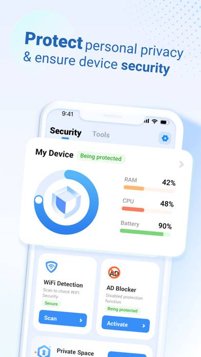 AI Security: Storage Privacy App screenshot