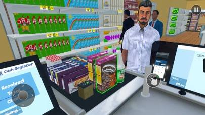 Supermarket Cashier Mall Games Schermata dell'app #1