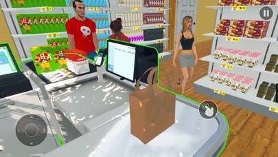 Supermarket Cashier Mall Games Schermata dell'app #3