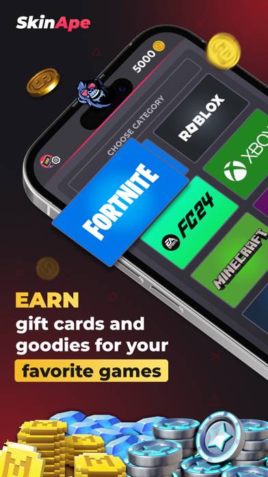 SkinApe for Games - Gift Cards skärmdump