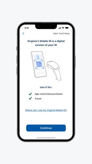 Virginia Mobile ID App screenshot