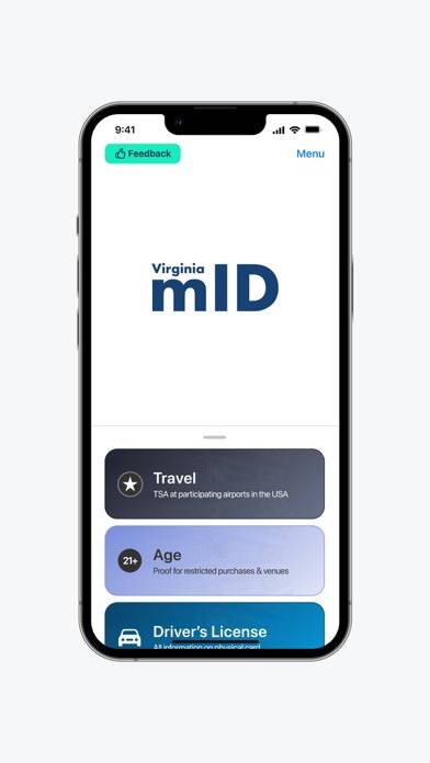 Virginia Mobile ID App screenshot