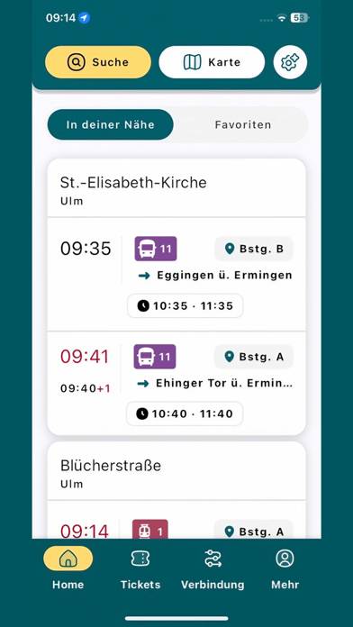 Unser-DING App-Screenshot