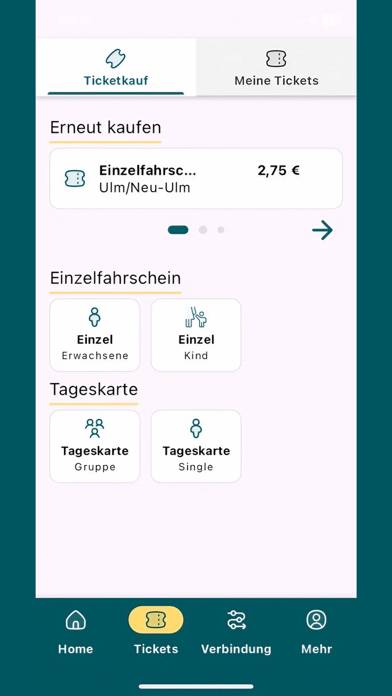 Unser-DING App-Screenshot