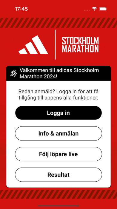 Stockholm Marathon App skärmdump #1