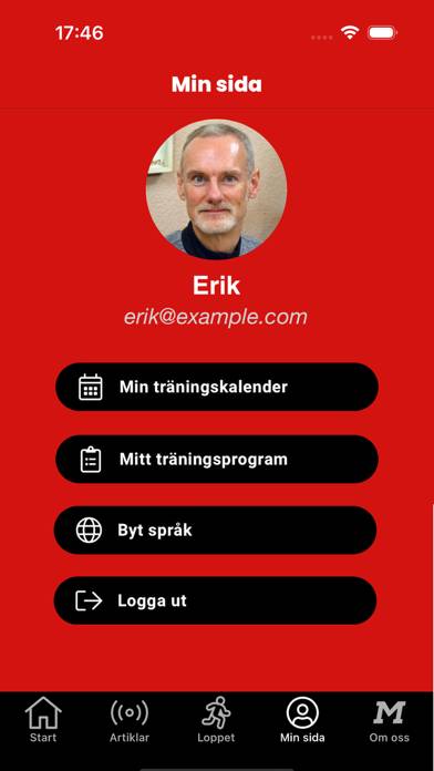 Stockholm Marathon App skärmdump #5