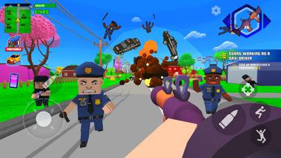 Gangs Wars: Pixel Shooter RP App skärmdump #4