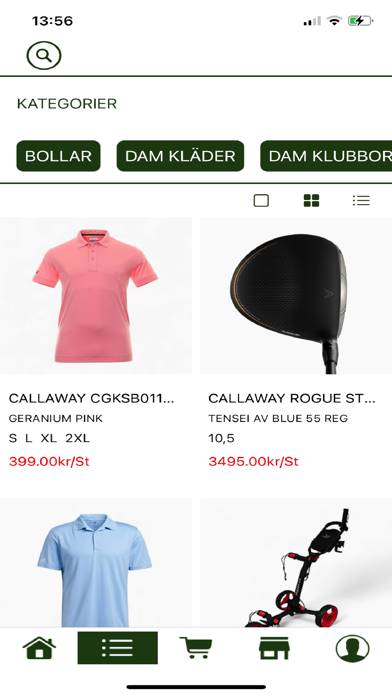 Golf Outlets App skärmdump