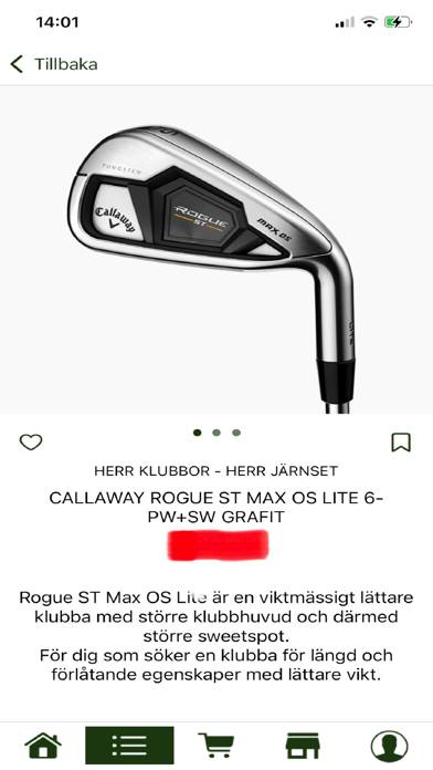 Golf Outlets App skärmdump