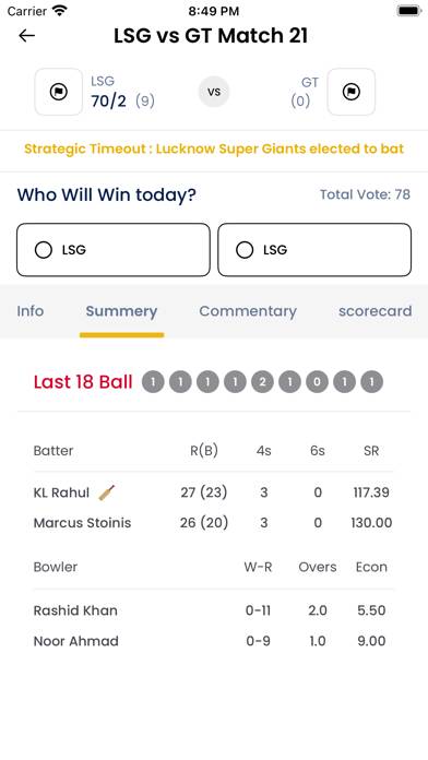 Star sports live cricket Captura de pantalla de la aplicación #3
