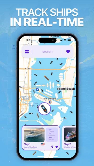 Marine Traffic Captura de pantalla de la aplicación #1