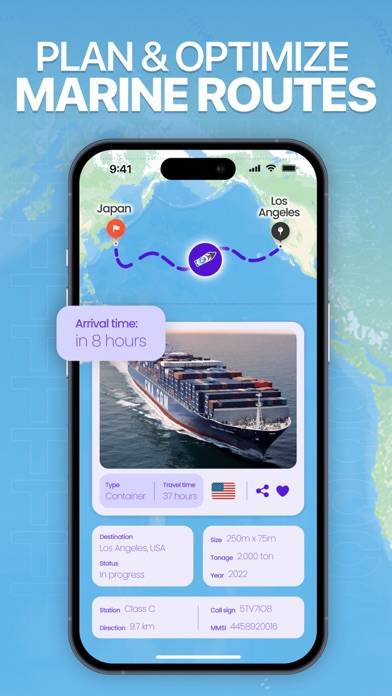 Marine Traffic Captura de pantalla de la aplicación #2