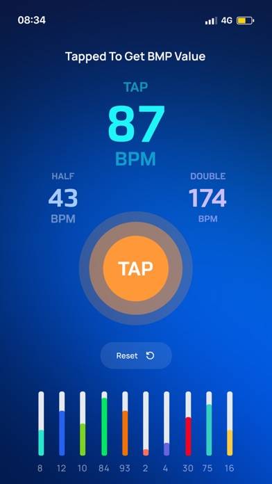 BPM Meter App-Screenshot #2
