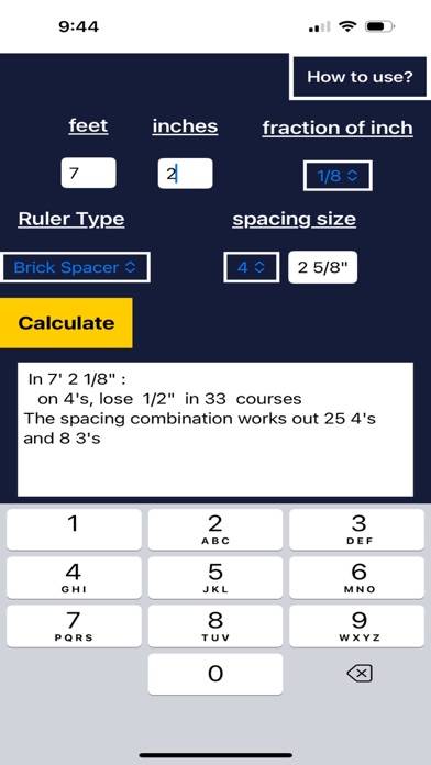 Mason Calculator App screenshot #1