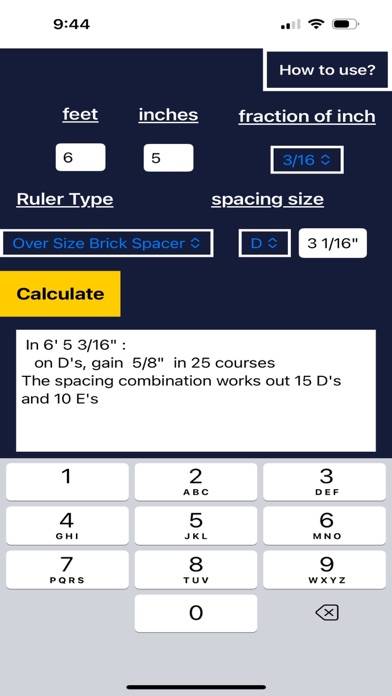 Mason Calculator App screenshot #2