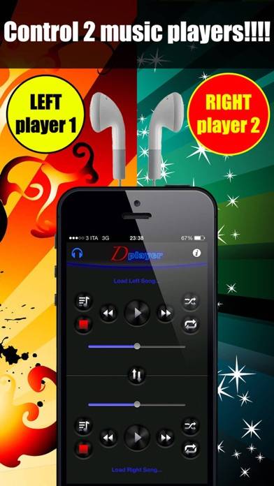 Double Player for Music Pro Captura de pantalla de la aplicación #2