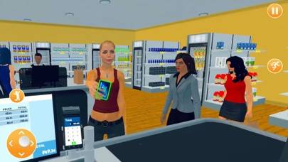 Supermarket Cashier Shop Games Captura de pantalla de la aplicación #2