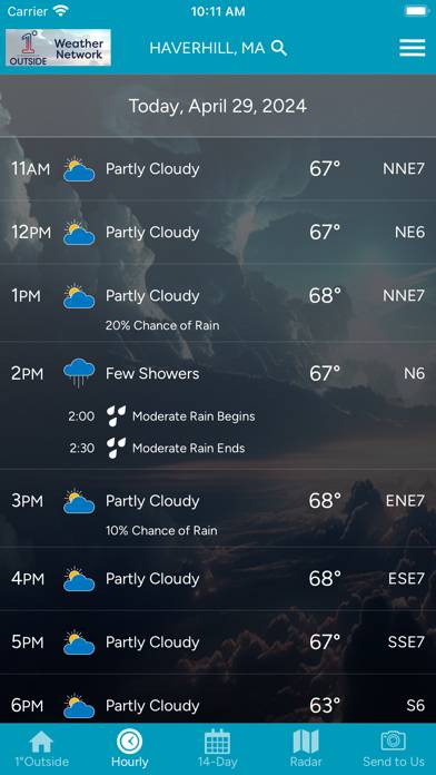 Noyes' 1DegreeOutside Weather App screenshot #2