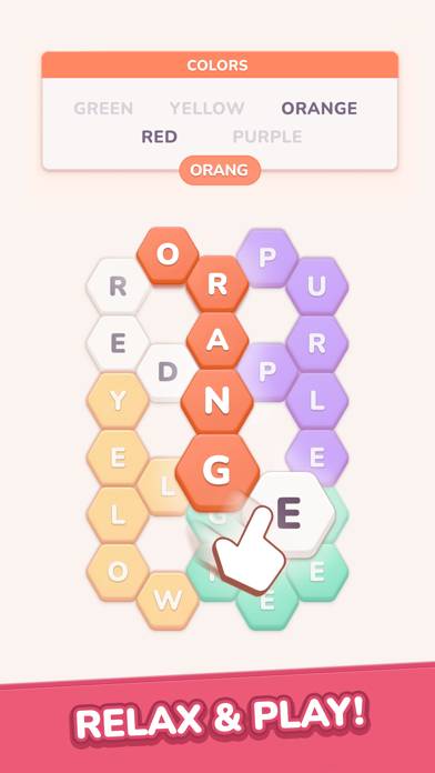 Hexa Search: Word Puzzle screenshot