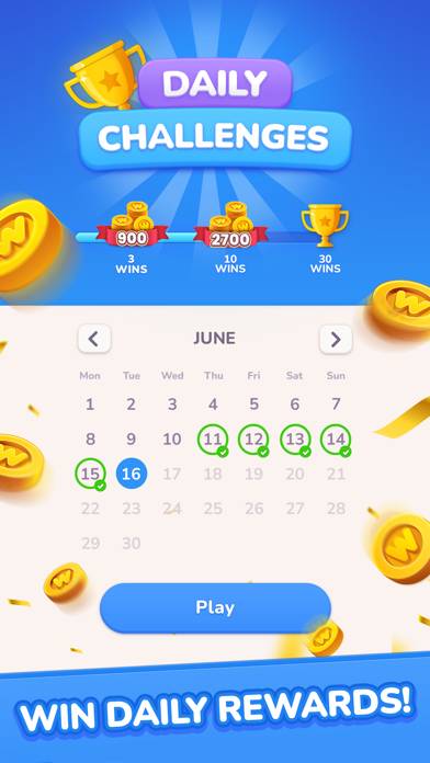 Hexa Search: Word Puzzle game screenshot