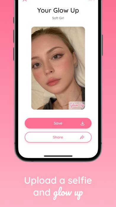 Glam Up App skärmdump