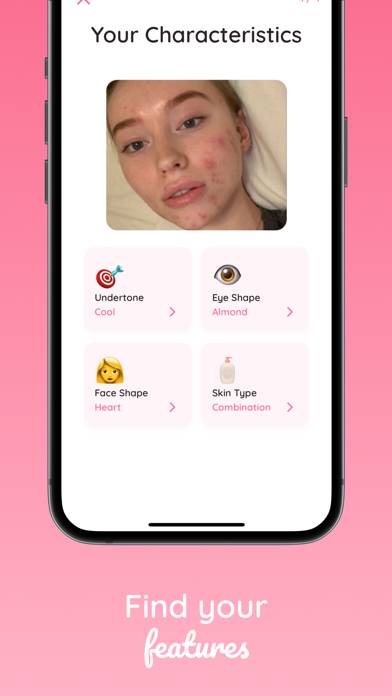 Glam Up App skärmdump