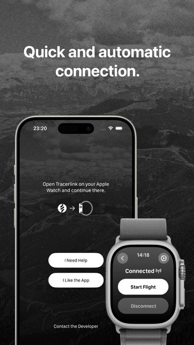 Tracerlink App-Screenshot